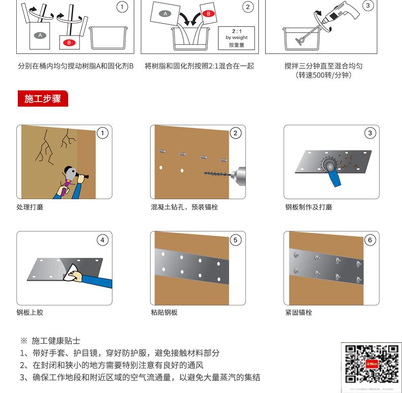 包钢安龙粘钢加固施工过程